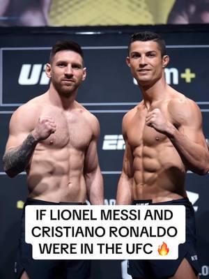 This #AI edit of #LionelMessi and #CristianoRonaldo in the #UFC 😳 #MMA #Football (via @Agi Takagi)