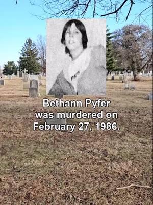 Bethann Pyfer was murdered on February 27, 1986. She was last seen alive that night. Four days later, on March 3, 1986, her body was found under beer cans and leaves near the edge of a 50-foot embankment in a wooded area of a cemetery. Her bloodstained jacket was found hanging on a bush. She had been strangled, stabbed in the chest, and "left to rot," according to police. Bethann was 7 1/2 months pregnant. The autopsy showed she was carrying a baby girl just under seven pounds. Detectives canvassed the neighborhood, talking to residents and stopping delivery drivers and cabs to ask if they had seen or heard anything. Four years later in April 1990, police charged Bethann's half-brother, Arthur Pyfer, with her murder. He was arraigned on charges of criminal homicide, murder, aggravated assault, and possessing an instrument of crime. Pyfer's arrest came after a bloody "Sir Lawrence" knife was found by children playing near the cemetery, combined with a witness statement. The knife contained traces of human blood the same type as Bethann's, and the stab wound on her body was consistent with the blade. The witness, Candida Salach, told police that Pyfer admitted to "cutting" his sister because he was jealous she wasn't carrying his child. Salach also said that Pyfer threatened to kill her if she told anyone. In an interview with police, Pyfer admitted to owning the knife but denied killing Bethann. When the trial began in February 1991, Assistant DA William Toal conceded that most of his evidence against Pyfer was circumstantial. Toal stated that Pyfer voluntarily went to the police on the day Bethann was found and blamed the murder on the father of her unborn child, Dean Cahill. A prosecution witness testified that the last time anyone saw Bethann alive, Pyfer was pushing her into a yellow car behind Cahill's house. Pyfer's attorney, Joseph Grimes, presented a letter that Candida Salach had written to Pyfer on March 17, 1987, more than a year after Salach alleged that Pyfer had confessed to her. The letter concluded with Salach writing, "Love ya," followed by "P.S. Me and Lafferty finally broke up." Grimes noted that the letter's tone was "completely contradictory" to the prosecution's contention that Pyfer confessed to Salach and then threatened to kill her if she told anyone. Throughout the seven day trial, the witness stand had been a stage for tales of incest, drug use, murder, and a knifing by a tattooed bald man. Grimes finally suggested another theory: that a large bald man known to be an enforcer for the Pagan motorcycle gang went to an apartment shared by Bethann and Arthur Pyfer. The man, described as "really mad," was said to have cut Arthur's arms as he lay on the couch. Grimes implied that Bethann had been killed by the man as she tried to avenge the attack on her half-brother. On February 16, 1991, after three days of deliberations, the jury acquitted Arthur Pyfer of killing Bethann. Although police believed that more than one person had been involved in Bethann's murder, they never arrested anyone aside from Pyfer. Bethann's murder has never been solved. She was 17 years old. #grave #cemetery #mausoleum #graves #cemeteries #cemeteryexplorer #cemeteryexplorers #famous #famouspeople #famousgraves #famousgrave #graveyard #gravephotographer #gravestone #gravestones #taphophile #taphophilia #celebritygraves #murder #murdervictim #murdervictims #murdervictimsawareness #unsolved #unsolvedcases #unsolvedcasefiles #unsolvedcrime #unsolvedcrimes #truecrimetiktok #truecrime #truecrimecommunity #truecrimetok 