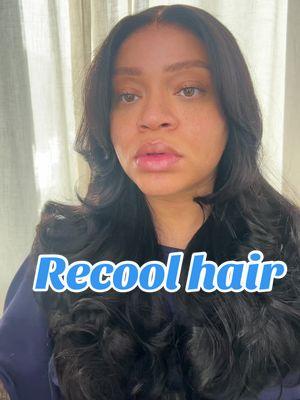 Wear go glueless layered cut loose body wave wig from @Recoolhair Link to wig in bio! use code TK20 for 20$ off #layers #haircut #wig #wigstyling #middlepart #tutorial #curls #wiginfluencer #recoolhair #gluelesswig #wearandgowigs #hairturtorial 