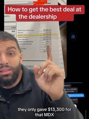 Negotiations at a car dealership is frustrating but this is one way to get the best deal possible!!#greenscreen  #cars #fyp #cardealer #carsales #carbuying #negotiation #usedcar #tradein #carfinance #dealership #dealershiptiktok 