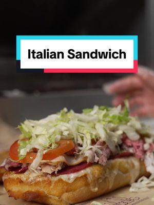 Chef @Ike Shehadeh Mission reinvents the classic Italian sandwich using a variety of products from @Hormelfoodservice including prime rib, applewood smoked turkey breast, and a trio of COLUMBUS® Salami.⁠ ⁠ ⁠ #sponsored by @thesandwichprosbyhormel⁠ ⁠ #chefsroll #rollwithus #crfeatureshormel #ItalianSandwich #IndependentDeli #HormelFoodservice 