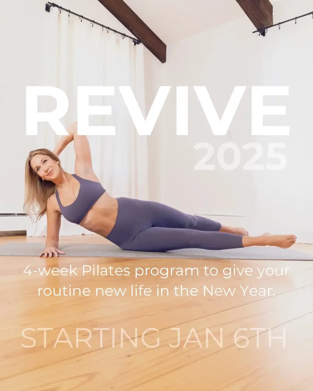 REVIVE starts Jan 6th - sign ups open NOW!! Start your first week FREE 🔗 in bi0 #pilatesprogram #pilatesclass #pilatesathome #pilatesonline #pilatesresults 