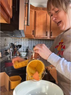 This Susteas rotary countertop grater is a game changer! It cuts through hard sweet potatoes like butter. My last one ended up in the trash after just two uses, but this one is here to stay! Plus, the vibrant yellow color adds such a fun pop to my kitchen. Highly recommend! #KitchenTools #GrateFind #SweetPotatoApproved #FeedTheSleeve #KitchenEssentials #susteascheesegrater #susteas #TikTokShop 