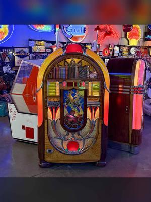 Magnificent and rare! This 1941 #Wurlitzer Model #850 Peacock restored diner #jukebox and over 1,000 other pieces of #automobilia are selling with No Reserve in January at the 2025 #Scottsdale Auction. Register to Bid today!