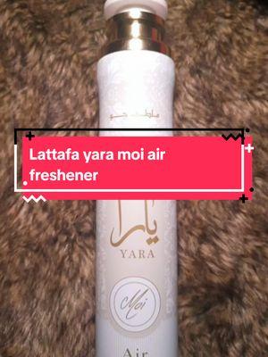 Lattafa yara moi air freshener  @Oudlash  #airfreshener #sandalwood #amber #jasmine #peach #lattafayara #happynewyear 