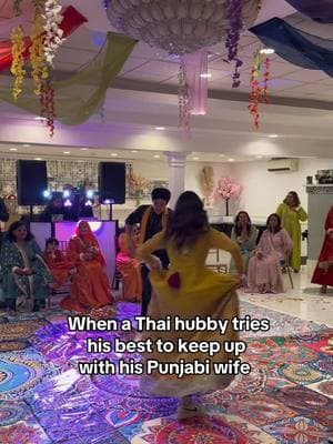 Key word here is *try*  #dance #husband #wife #married #couple #coupledance #bhangra #punjabi #Love #foryou #foryoupage #fyp #dancing #desi #thai #mixed 