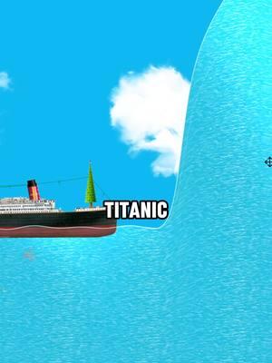 Titanic vs four tsunamis #neotastic #floatingsandbox