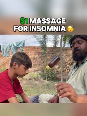 $1 massage for insomnia #asmr #massage #massagetherapy #headmassageasmr  #relaxing #relaxation #relaxingmassage #asmrtiktoks #fypシ #foryoupageofficiall #trendingvideo 