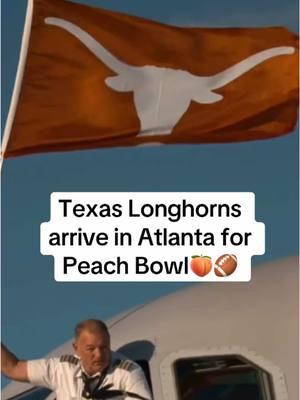 The Texas Longhorns have arrived in Atlanta ahead of the Peach Bowl on Monday. Texas will face off Arizona State in Mercedes-Benz Stadium. See why Bevo was not invited to the game at the link in bio. #peachbowl #CollegeFootball #univeristyoftexas #texaslonghorns #UT #nbcdfw 