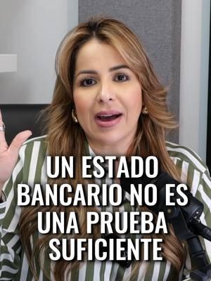 UN estado BANCARIO NO es UNA prueba SUFICIENTE‼️👁️#tiktok #ytutambienpuedes #mjbetterbooks #mjbb #trending #fyp #mj #fy #redessociales #redes #youtube #hispaniccommunity #latinos #latinostiktok #irs #prueba #estadobancario