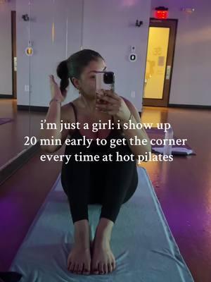 if i don’t get the corner, i think i would have to leave #hotpilates #hotpilatesstudio #pilatesworkout #matpilates #hotmatpilates #lasvegas #lasvegastiktok 