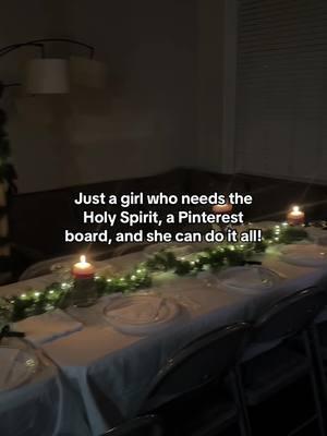 Just a girl living out her Pinterest dreams 🥺   #PinterestParty #ChristmasDinner #HolidayVibes #ChristmasDecor #HolidayParties #ChristmasTableIdeas #PartyDecorInspo #ChristmasMagic #FestiveVibes 