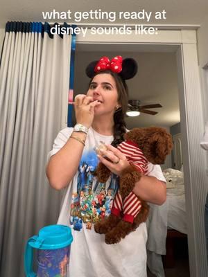 resort mug plus classic cartoons on the tv >> #disney #waltdisneyworld #grwm #toypoodle #disneyworld #disneyland #disneyfit #magickingdom #epcot #disneyparks @Disney Parks @Disney Style *tiktok we’re 24 and 20*