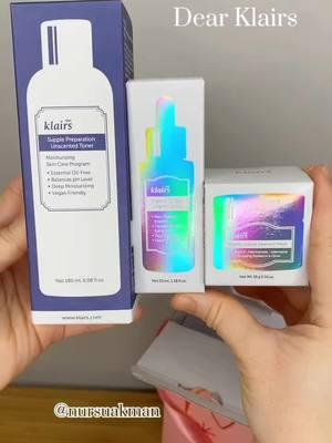 gifted by Dear, Klairs  @klairs.us @Klairs Global Official  #dearklairs #holidaygifts #toner #serum #niacenamide #cream #nursuakman #ugccommunity  