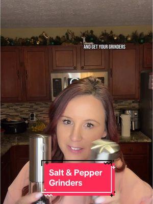 Electric Salt and Pepper Grinder #saltandpepper #saltandpeppergrinder #kitchen #seasoning #cooking #cookingathometiktoktv #hiddengems #seasonalessentials  #treasurefinds #spotlightfinds