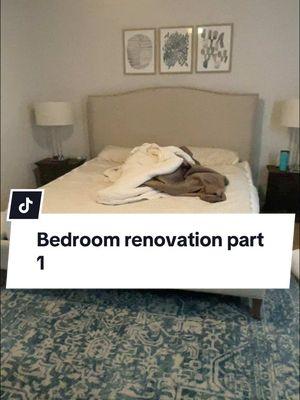 Bedroom renovation part 1 inspired by @Julia Marcum with #chrislovesjulia #englishinspired #interiordesign #darkandmoody #inspiredby #chrislovesjulia 