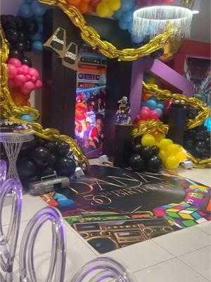 80s/90s  Hip hop party  Event Planning + Design | family affairs creations Custom Signage | @Something 2 Talk About  Venue | @DLRVenues  #balloondecor #eventdecorator #eventplanner #viralvideo #fyp #foryoupage #explorepage #trending #balloongarland #DIY #hiphop #hiphopparty #90sparty #partyplanner 