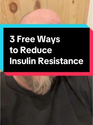 Here’s three completely free things you can do to start decreasing your insulin resistance: engage in regular physical activity like walking or body weight exercises, prioritize getting enough quality sleep each night, and stay well hydrated by drinking plenty of water throughout the day. Incorporating these habits into your daily routine can help improve your insulin resistance  #InsulinResistance #PhysicalActivity #Sleep #Hydration #HealthTips