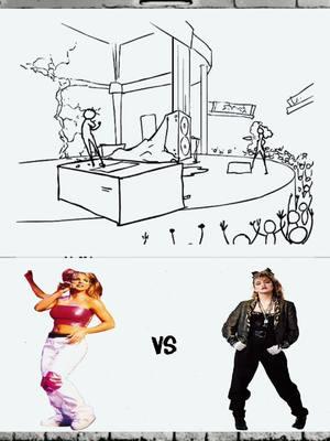 Britney vs Madonna #animation #funny #cartoon #usa🇺🇸 #britney #britneyspears #madonna #madonnafans #fyp 