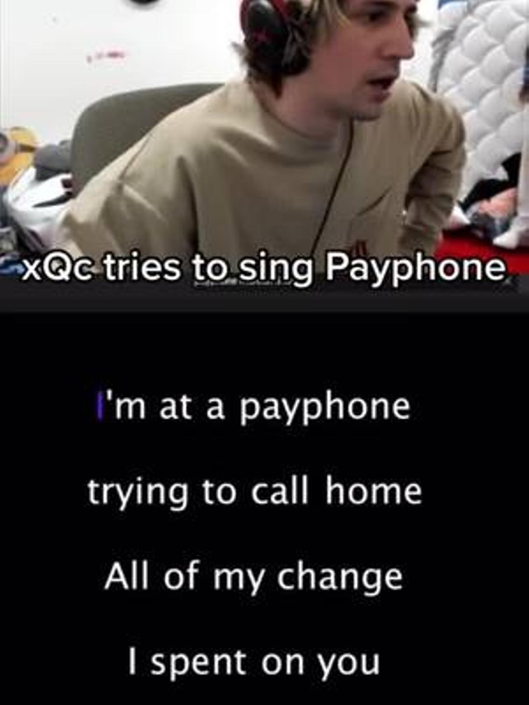 Who gave him the mic!? 🎤💀 #xqc #xqcow #xqclips #karaoke #funnymoments 