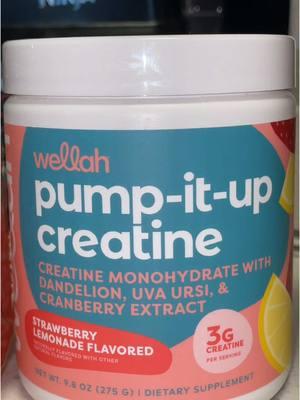 Gonna start the year right with @Wellah Nutrition  #wellahnutrition #pumpitupcreatine #momwhoruns #momwholifts #fypシ #creatine #newyearnewme 