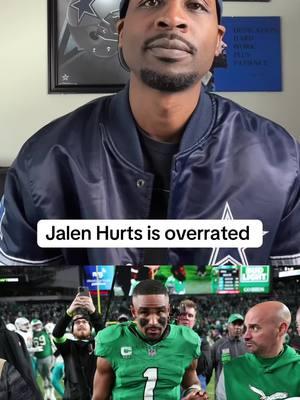 Jalen Hurts is overrated  #jalenhurts #devontasmith #ajbrown #saquanbarkley #eagles #philadelphiaeagles #eaglesfootball #eaglesnation #flyeaglesfly #flyeaglesfly🦅 #dallascowboys #nfl #nflfootball #nfltiktok #espn #letjaytryit 