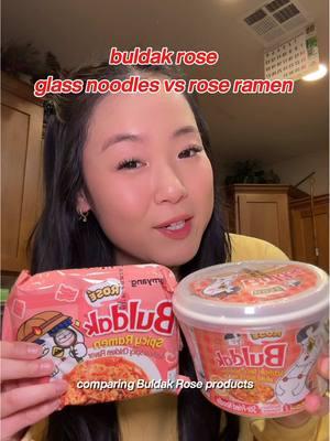 Replying to @Sekkkkkk hmmm which one is gonna be better? 🤔 @Buldak @globalsamyang #buldak #buldakramen #buldakrose #buldaknoodles #samyangnoodles #samyang #samyangbuldak #ramen #rose 