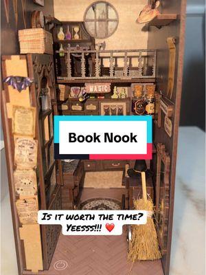 Worth every penny!! Book Nook! #booknookdiy #booknooks #magic #DIY #harrypotter 