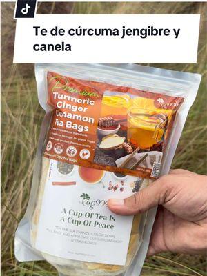 Té de curcuma jengibre y canela, ahora en oferta y envio gratis, te chupa panza #turmerictea #gingertea #cinammontea #tiktokshophollydayhaul #giftguide #mademyyear #TikTokShopCreatorPicks   