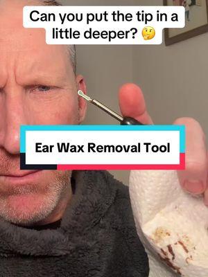 Replying to @Spencer This ear wax removal tool with camera helps you clean your ears #Earwax #earwaxremoval #oddlysatisfyingtiktok #earwaxremmoval 