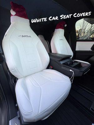 ✅White Car Seat Covers from @evbase-official 🛻 #Teslacybertruck #tesla #teslamodel #electrocar #elektromobilitat #teslaowner #charging #teslatuning #teslaperformance #teslasemitruck #teslacybertruck #teslacars #cybertruckmemes #cybertruck #LightShow