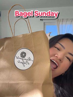 Easily my new favorite bagels! You have to try their garlic bagel and their Asiago bagel with the schmearrrrr 🥯 • • • #bagel #schmear #sandiegobagels #marigoldbagels #newyorkbagels #newyorkstylebagels #sandiego #sandiegofood 