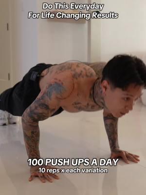 100 Push-Ups a Day 💥 Transform your body and mindset with this daily habit. SAVE this and watch every day for life-changing strength, discipline, and results. Why you should do this every day + full workout breakdown on YouTube! Link in Bio🔗🔥   #calisthenics #pushups #streetworkout #workoutroutine #athomeworkout 