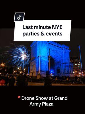 Don’t worry last minute planners, we’ve got you covered! Tix are still available for all these fun events so make sure to book asap 🎊🎉  #nycnye #nyeplans #nye #nyeparty #lastminuteplans 