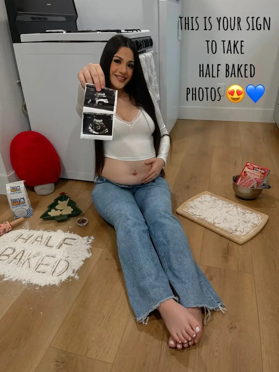 #halfbaked#pregnant#babyboy#halfbakedphotoshoot#pregnancyphotoshoot#pregnantlife#25weekspregnant#pregancytiktok 