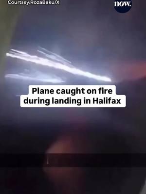 Canada's Transportation Safety Board is investigating after a plane caught on fire as it was landing in Halifax, NS on Saturday. Only minor injuries were reported. #Halifax