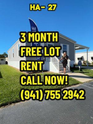 🏖🌊🌴☀️BRADENTON LISTINGS ALERT 🏖🌊🌴☀️ 3 month free lot rent, only a few days left! Call now and secure your special!  Address📪: 603 63rd Ave W #HA-27 Bradenton, FL 34207 Community🏘: Bayshore Windmill Village Price💰: $88,400 Pet Friendly🐾: Yes Beds🛌: 3 Bath🛁: 2 Sq ft: 1,152 Lot Rent: $1112 Agent: Sujey (941) 755-2942 BayshoreHomeSales.com 🌊🤿☀️🌴☀️🌊🤿☀️🌴☀️🌊🤿☀️ #SWFL #fI #retirement #manufacturedhomes #bradenton #sarasota #saintpetersburg #snowbirds #boating #themobilehomelady #mobilehomelady #senior #55 #sunshinestate #buy #sell #florida #MHL #northfortmyers #fortmyers #retirement #snowbirds #beach #golf #gulfofmexico #fishing #chicago #ny #washington #california #canada  