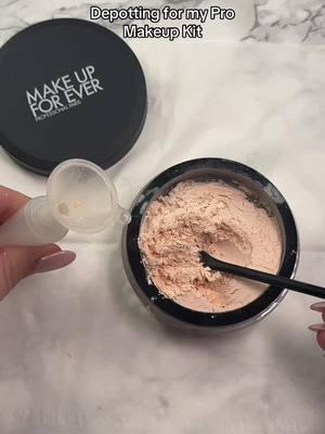 Depotting the new @makeupforever HD skin setting powder shade .1 corrective rose #depot #depotting #depottingmakeup #depottingpowder #makeupforever #settingpowder #asmrmakeup #asmrdepotting #depotasmr #depottingasmr #makeupdepot #makeupdepotting 