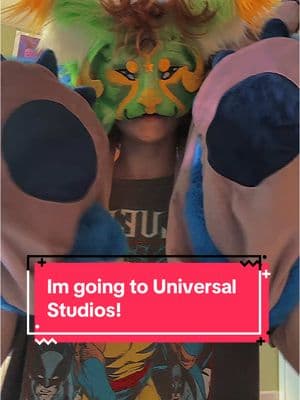 IM GOING TO UNIVERSAL!! #fyp #fursona #art #furrytiktok #kintype #theriangear #artist #theriangear #dinomaskfurry #antizoo #dinomask #dinomask #theriotype #furryfandom 