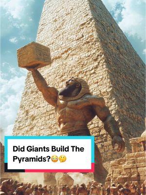 Did Giants Build The Egyptian Pyramids? #enoch #nephilim #fallenangels #christianity 