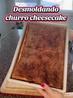 Asi desmoldo el Churrochescake #churrocheesecake #churro #postre #desmoldando #postre #dessert #EasyRecipe 