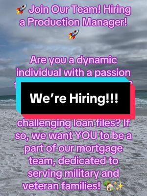 We’re Hiring at Veterans Lending Group!!  Social media influencers can significantly impact the mortgage industry in several ways and Veterans Lending Group is bought into this concept! We are growing our social media team and need qualified mortgage professionals to assist us with this!  #socialmedia #influencers #processor #productionmanager #valoan #valoans #valoanbish #military #militarylife #militarytiktok #mortgage #loanofficersoftiktok #mortgagepro #mortgageprofessional 