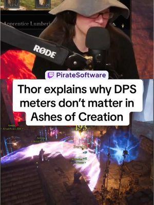 Thor explains why DPS meters don’t matter in Ashes of Creation #piratesoftware #gamedev #ashesofcreation #mmo 