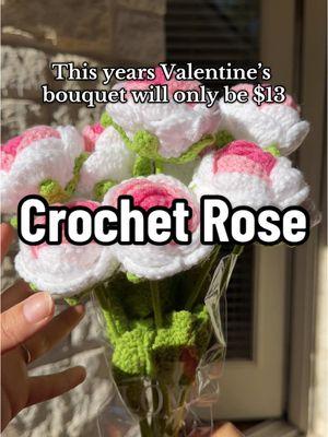 This best roses you can buy her this year!  #giftforher #rose #crochettiktok #crochetrose #flowers #giftguideforher #ValentinesDay 