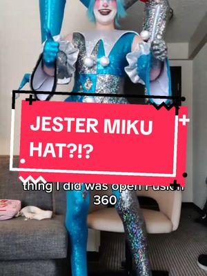 How I made the Jester Miku hat! #jestermiku #mikucosplay #miku 