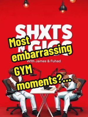 Most embarrassing GYM moments?… #Shxtsngigs  #shxtsngigspodcast #shxtsngigsclips #podcast #funny 