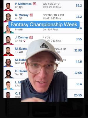 You just hate to see it go down like this in the championship. Hell of a matchup tho 🤝 #fantasyfootball #fantasysports #espnfantasy #nfl #fantasyfootballchampionship #fantasyfootballhq  #greenscreen 