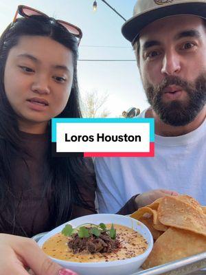 loros Houston review - we will probably be back before we leave lol #houstontx #houston #houstoneats #loros #brisket #queso #foodreview 