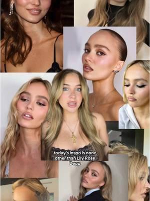 Lily Rose Depp effortlessly cool girl makeup tutorial 🪽🎶 #makeupturorial #lilyrose #lilyrosedepp #effortlessmakeup #naturalmakeup 