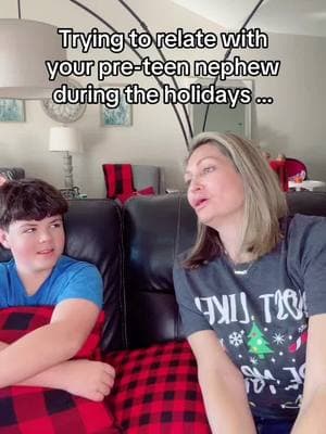 Why do preteens make me feel like I’m the one going through an awkward phase? 😅🤣🎄 #family #nephew #familytime #holidaytiktok #christmastime #holidayfun #MomsofTikTok #familythings #familyhumor #humor #humortiktok #momhumor #holidays #forfun #nephewlove #nephews #funaunt 